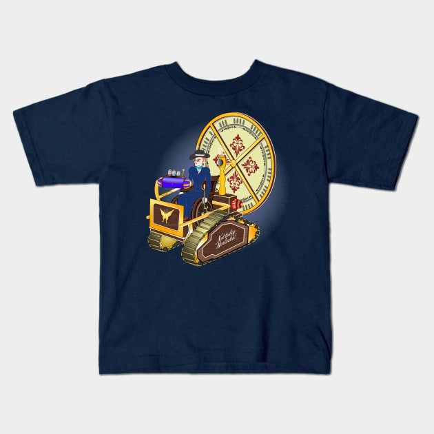 A Lady Amongst Time Kids T-Shirt by RollingMort91